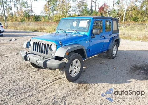 2016 Jeep Wrangler Unlimited Sport from USA, damaged, VIN 1C4BJWDG2GL306805